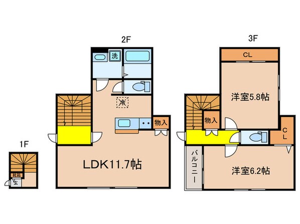 グランパーク南千住の物件間取画像